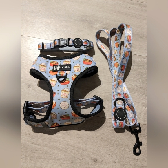 Harness, collar and leash set - Picture 2 of 9